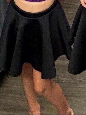 balera Black Flared Dance Skirt